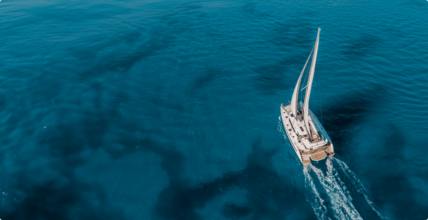 Boat in the ocean