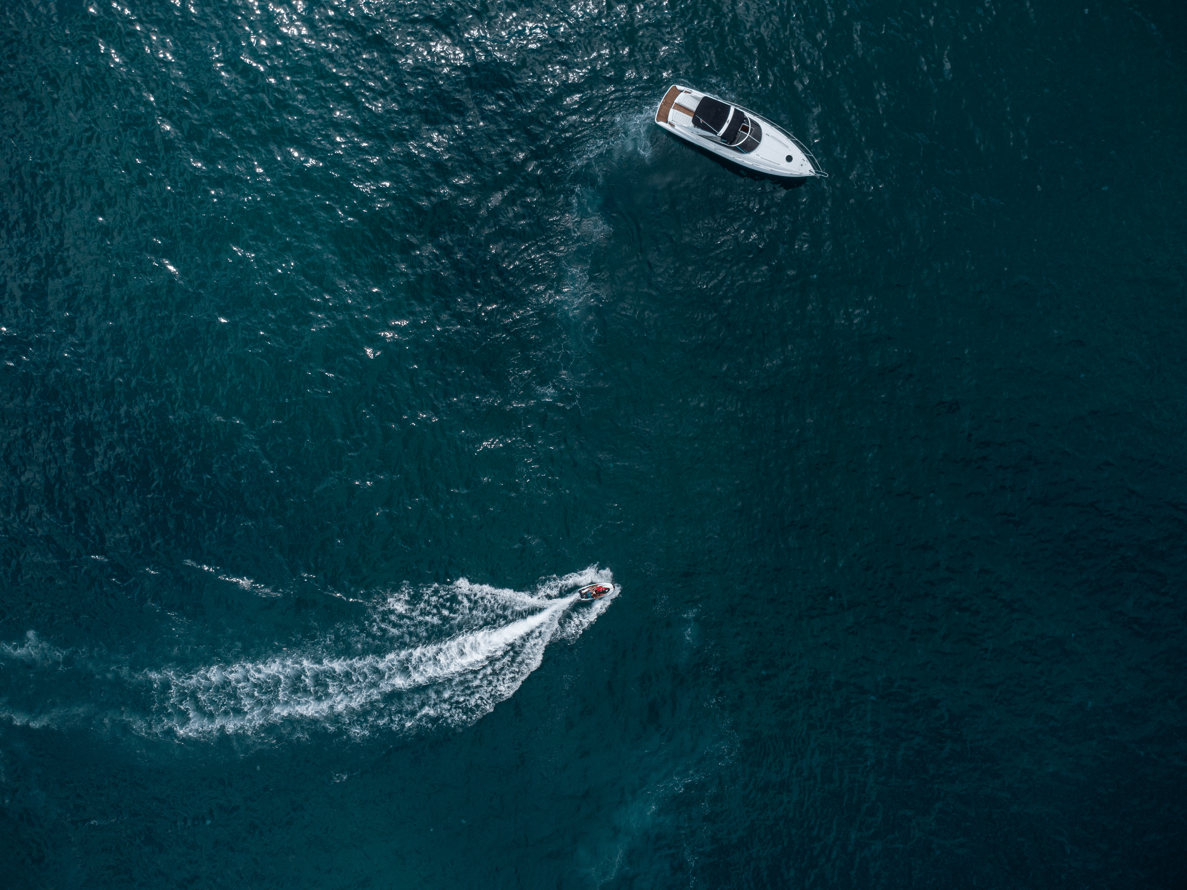 Boat in the ocean