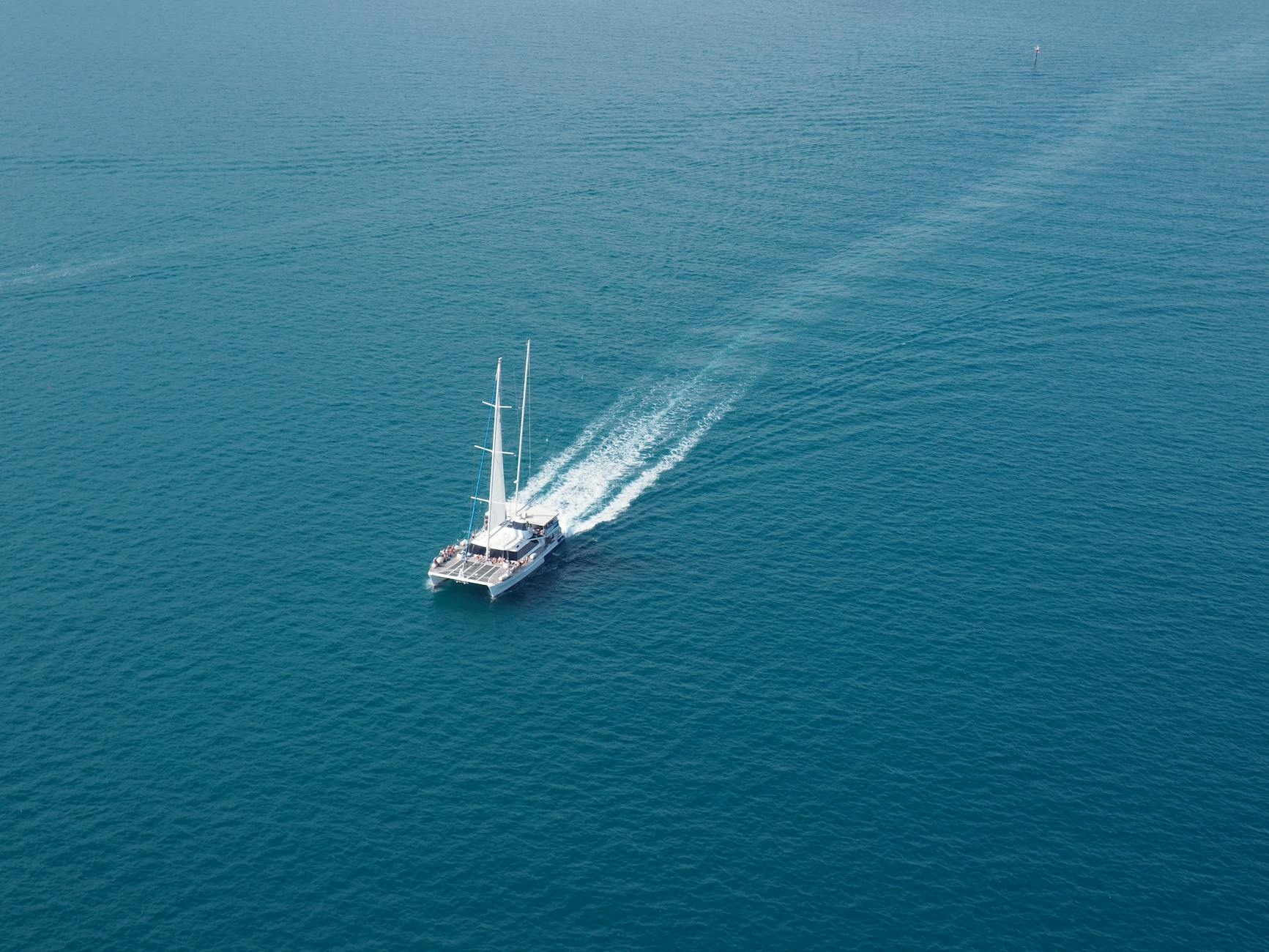 Boat in the ocean